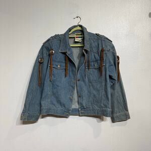 Trash Denim Vintage Western Jean Jacket Sz XL